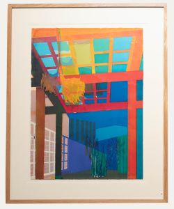 Nicola Chandler - Framed 20th Century Silkscreen, Sunflower