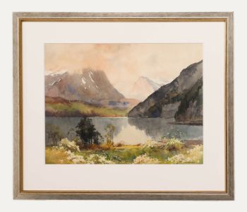 Ernest William Haslehust (1866-1949) - Early 20th Century Watercolour, At Dawn