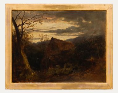 R. Daney - Framed Late 19th Century Oil, The Old Watermill