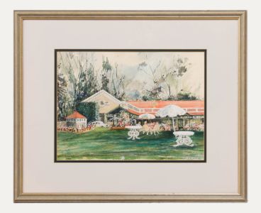 Norah K. Rogerson - Framed 20th Century Watercolour, Hotel Savoy, Ooty
