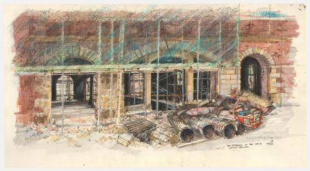 Norah K. Rogerson - 20th Century Watercolour, The Remains of the Shute