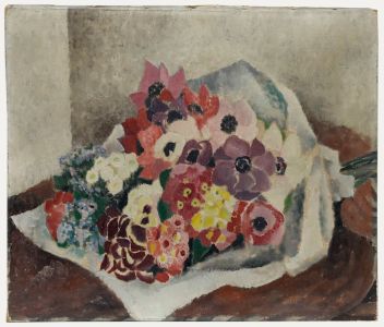Jean Berque (1896-1954) - French Early 20th Century Oil, Bouquet of Anemones