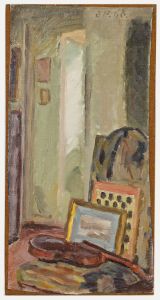 Bertrand Py (1895-1973) - Mid 20th Century Oil, The Music Room