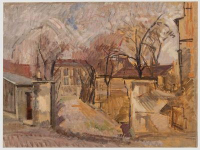 Bertrand Py (1895-1973) - Mid 20th Century Oil, Winter Landscape