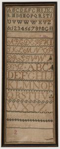 Framed 19th Century William VI Sampler