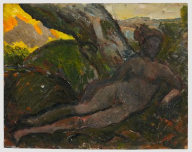 Ivan Bray (b.1967) - 2014 Oil, Lying On My Land