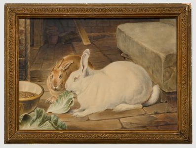 Edward Grinston - Late 19th Century Watercolour, A Boy's Pets