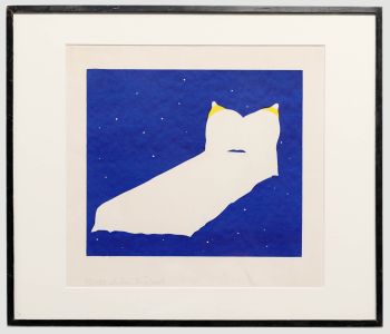 Toni Burghart (1928-2008) - Mid 20th Century Silkscreen, Floating Dreams