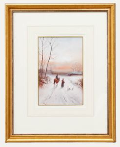 James Walter Gozzard (1888-1950) - Framed Watercolour, Heading Home
