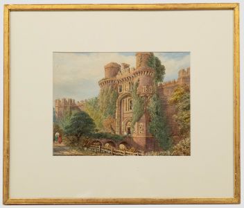 W. Richardson  - 20th Century Watercolour, Herstmonceux Castle
