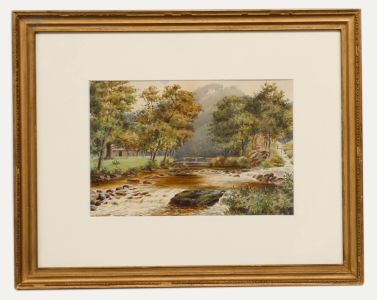 Arthur John Couche (1862-1950) - Framed Watercolour, Watersmeet