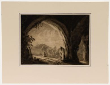 1831 Watercolour - Grayscale Landscape