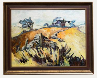 June Bevan (b.1927) - 20th Century Oil, The Yellow Field