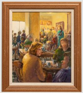June Bevan (b.1927) - 20th Century Oil, The Stables Cafe
