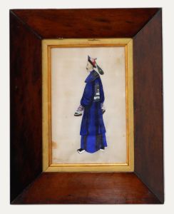 Fine 19th Century Chinese School Watercolour - Portrait of a Male Courtier