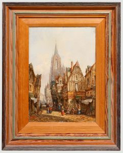 Henry Schafer (1833-1916)  - 1881 Oil, Chartres, France