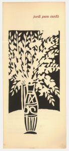 Albert Masri (1927-2020) - Mid 20th Century Woodcut, A Poem by Jordi Pere Cerdà