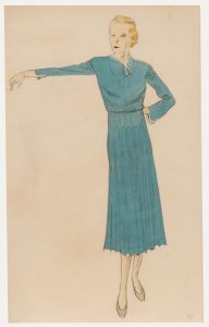 Mid 20th Century Watercolour - Elegance