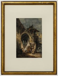 Style of Samuel Prout - 19th Century Watercolour, Beneath Stone Arches