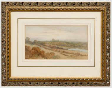 Sophy S. Warren - Framed Late 19th Century Watercolour, View of Windsor Castle