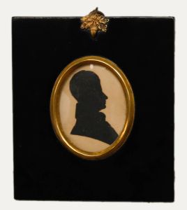 19th Century Cut Paper Silhouette - Henry Hungerford