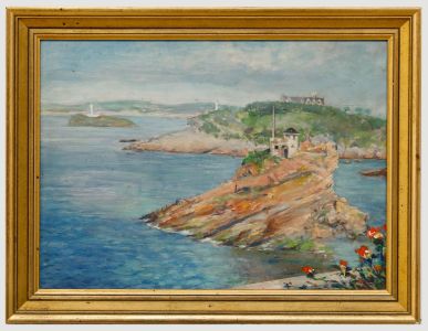 Renée Mourgue Vaquier (1894-1990) - 1959 Oil, Santander, Spain