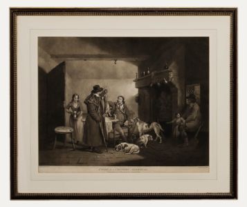 Ward after Morland - 1797 Mezzotint, Inside of a Country Alehouse