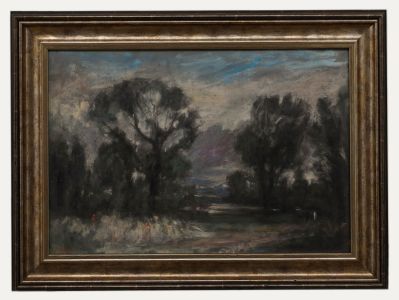 George Weissbort (1928-2013) - Framed Contemporary Oil, A Long Walk