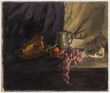 George Weissbort (1928-2013) - 20th Century Oil, Grapes and Silver