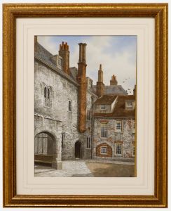 James Lawson Stewart (1841-1929) - Early 20th Century Watercolour, The Courtyard