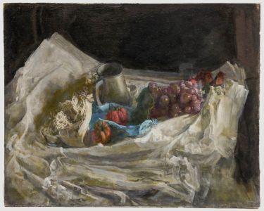 George Weissbort (1928-2013) - 20th Century Oil, Grapes and Pewter Tankard