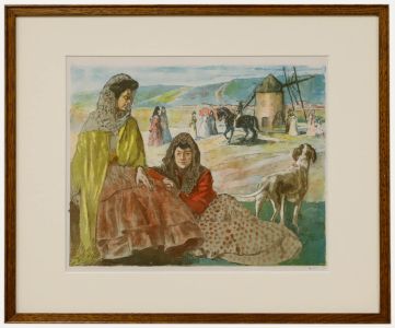 Alexandre Lunois (1863-1916)  - 20th Century Lithograph, A Utrera