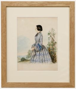 1855 Watercolour - Susan Poe