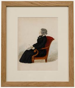 1855 Watercolour - Mrs Poe