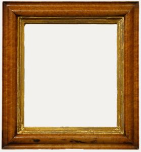 Rare 19th Century Bird's Eye Maple Picture frame with Bolection Profile