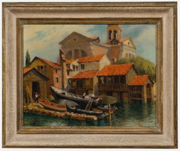 Molly Hatton - Mid 20th Century Oil, Continental Canal