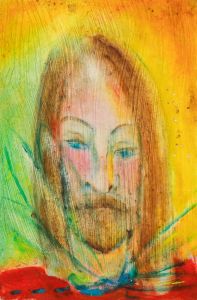 Sven Berlin (1911-1999) - 20th Century Oil, Saintly Figure