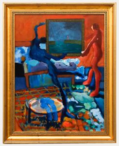 Colin Scott (1941-2006) - Framed 20th Century Oil, Moving Picture No. 2