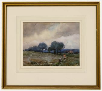 19th Century Watercolour - To the Cottage