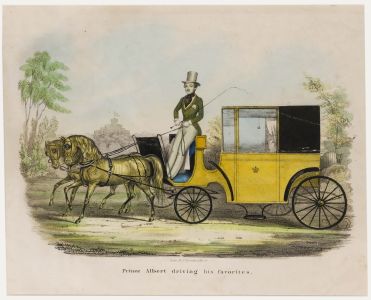 Mid 19th Century Lithograph - Prince Albert Driving His Favourites