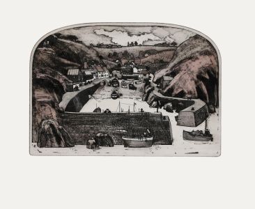 Graham Clarke (b.1941) - 20th Century Etching, Mullion Cove