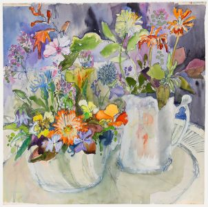 Nola Armstrong - 20th Century Mixed Media, Meadow Findings
