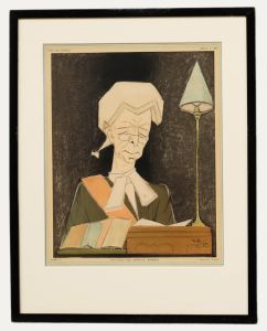 Edmond Xavier Kapp (1890-1978) - 1924 Silkscreen, The Hon. Mr Justice Avory