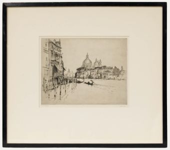 Sidney Tushingham (1884-1968) - Early 20th Century Etching, The City of Dreams