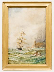 Buckley - 19th Century Oil, Whitby Harbour