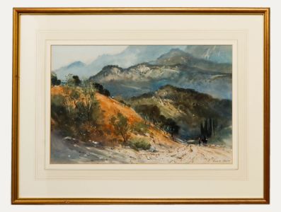 John Barrie Haste (1931-2011) - 20th Century Watercolour, Spanish Hills