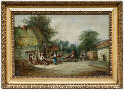 Alfred Vickers (1853-1919) - Late 19th Century Oil, The Golden Lion