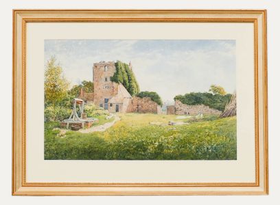 Arthur Suker (1857-1902) - Late 19th Century Watercolour, Grounds of Ruins