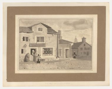 19th Century Watercolour - Grocer and Flour Dealer