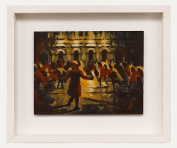 Hugo Lines - 2012 Oil, Crown in the Square
